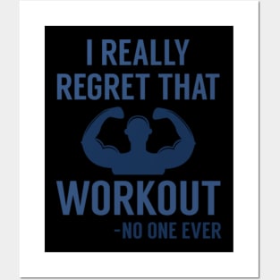 I Really Regret That Workout Posters and Art